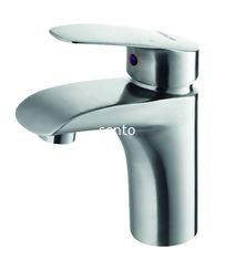China Washbasin Faucet SUS 304 Basin Faucets Bathroom Low Model Brushed Basin Faucets supplier