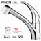 no lead-health deck mounted single lever faucet mixer with cupc faucets supplier