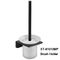 Black color Low Price Eco-friendly Stainless Steel Set Holder And Toilet Brush supplier