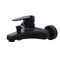 three-piece sStainless steel 304 Hand Shower Wall mount shower Faucet  Comercial  sanitary ware basin mixer Black Color supplier